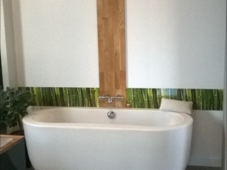 Décoration adhésive salle de bain Bambou